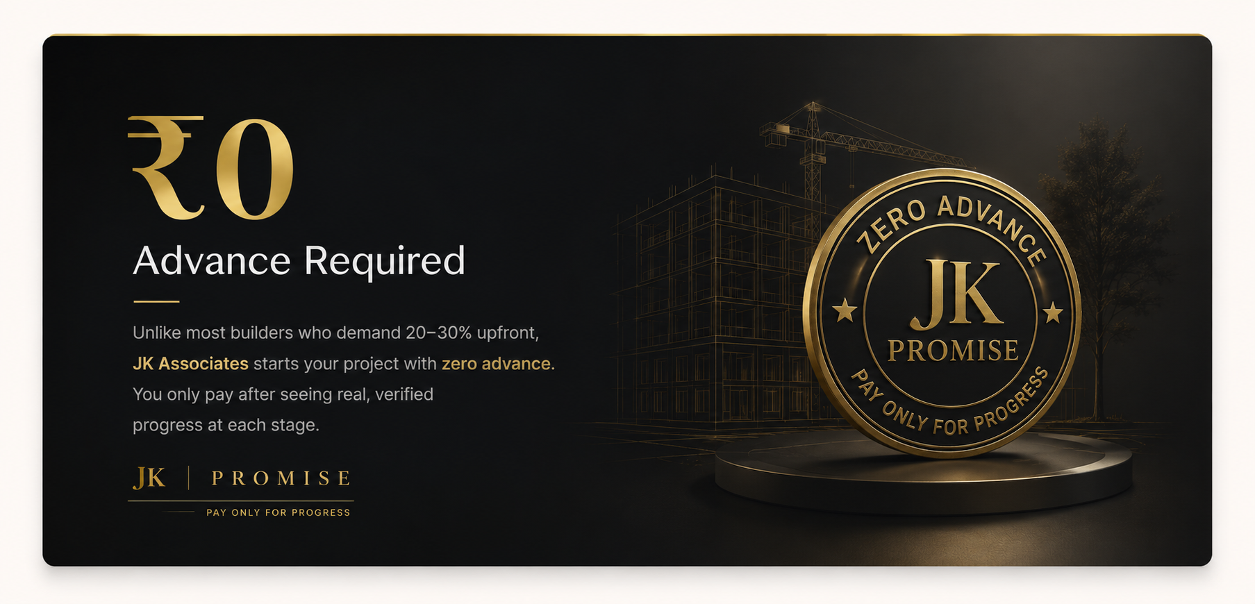 Zero Advance Payment System by JK Associates